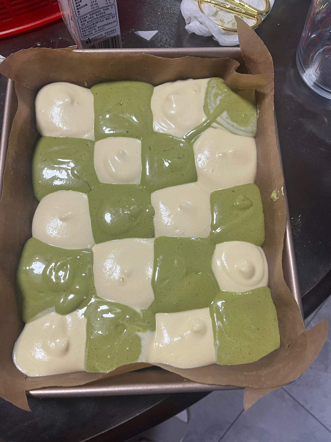 斑斓大理石蛋糕卷