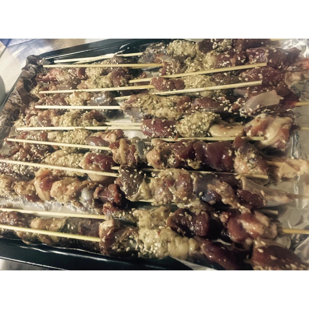 烤箱版烤羊肉串