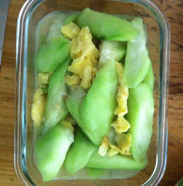 丝瓜炒蛋