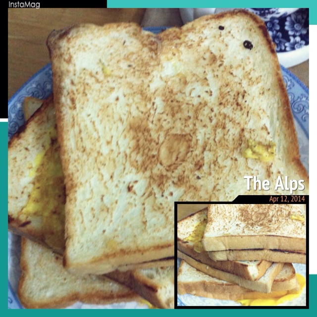 吐司鸡蛋芝士三明治！新做法！❤️