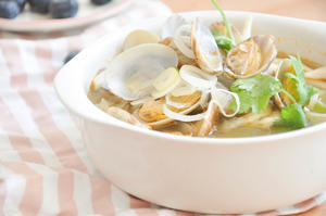 海鲜意粉&蛤蜊汤的做法 步骤20