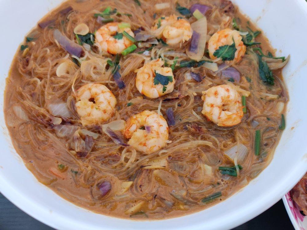 咖喱鲜虾粉丝煲