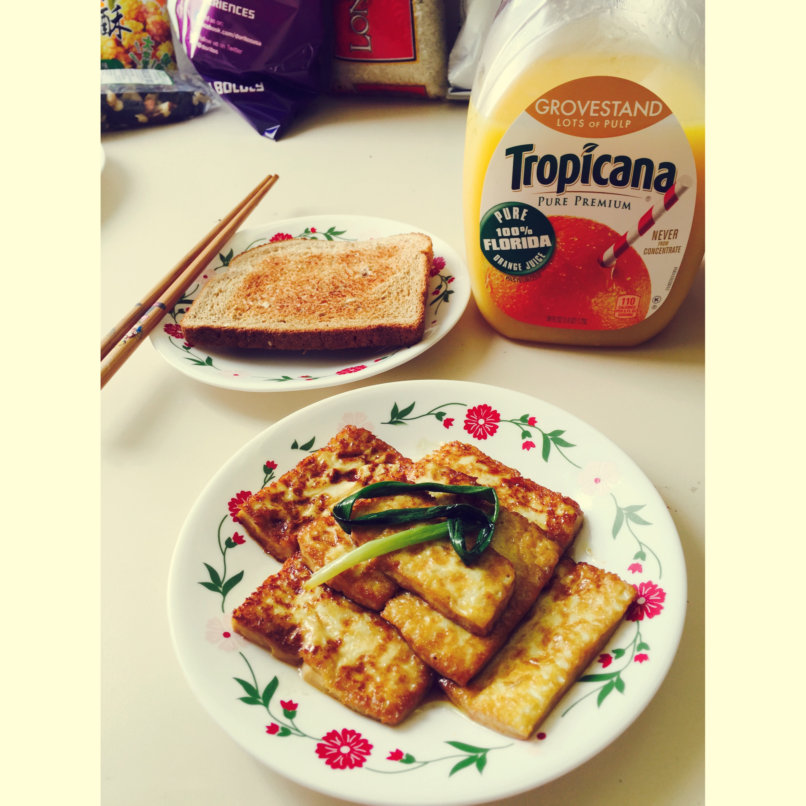✨香煎豆腐✨