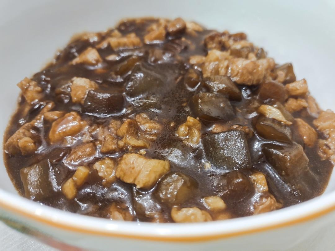 茄丁肉酱打卤面