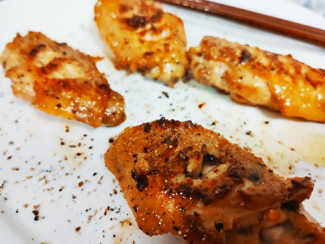 黑胡椒煎鸡翅
