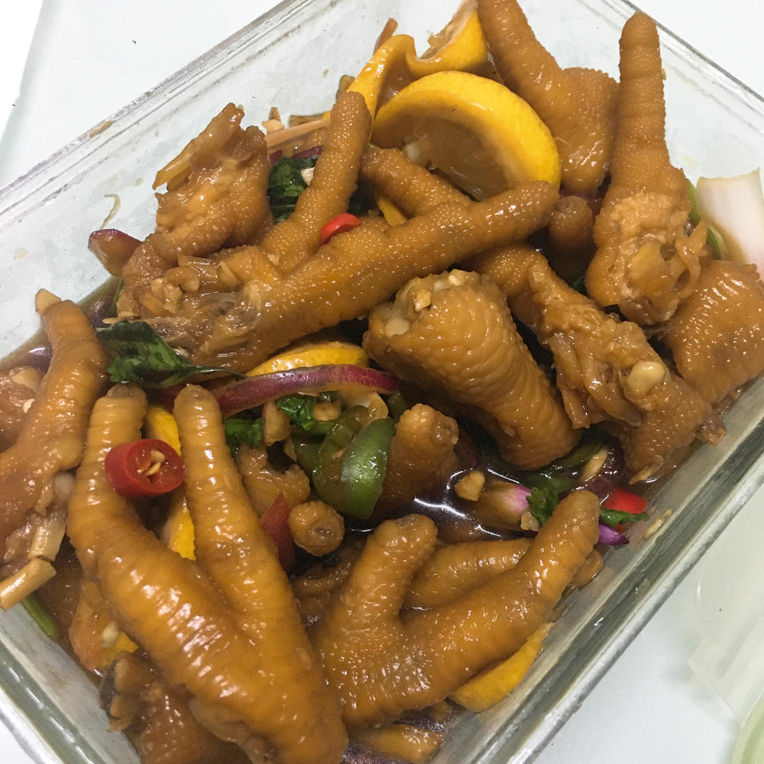【柠檬酸辣鸡爪】自制超级无敌美味的网红鸡爪