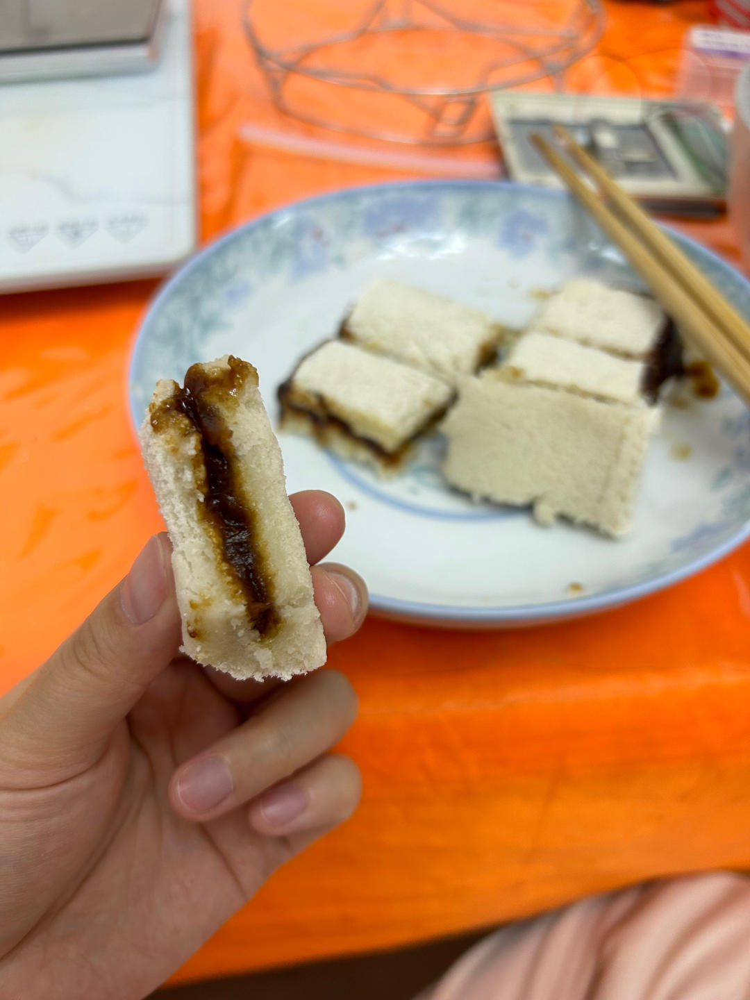 红糖顶糕（方言叫顶糕）