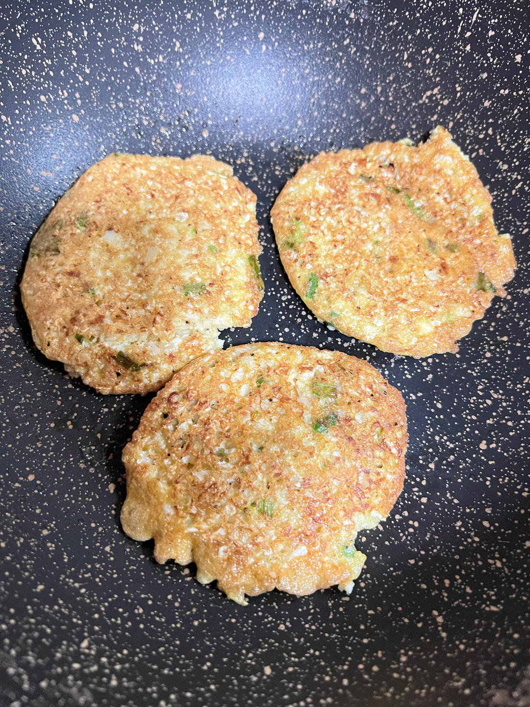 花菜鸡蛋饼-无麸质，低糖