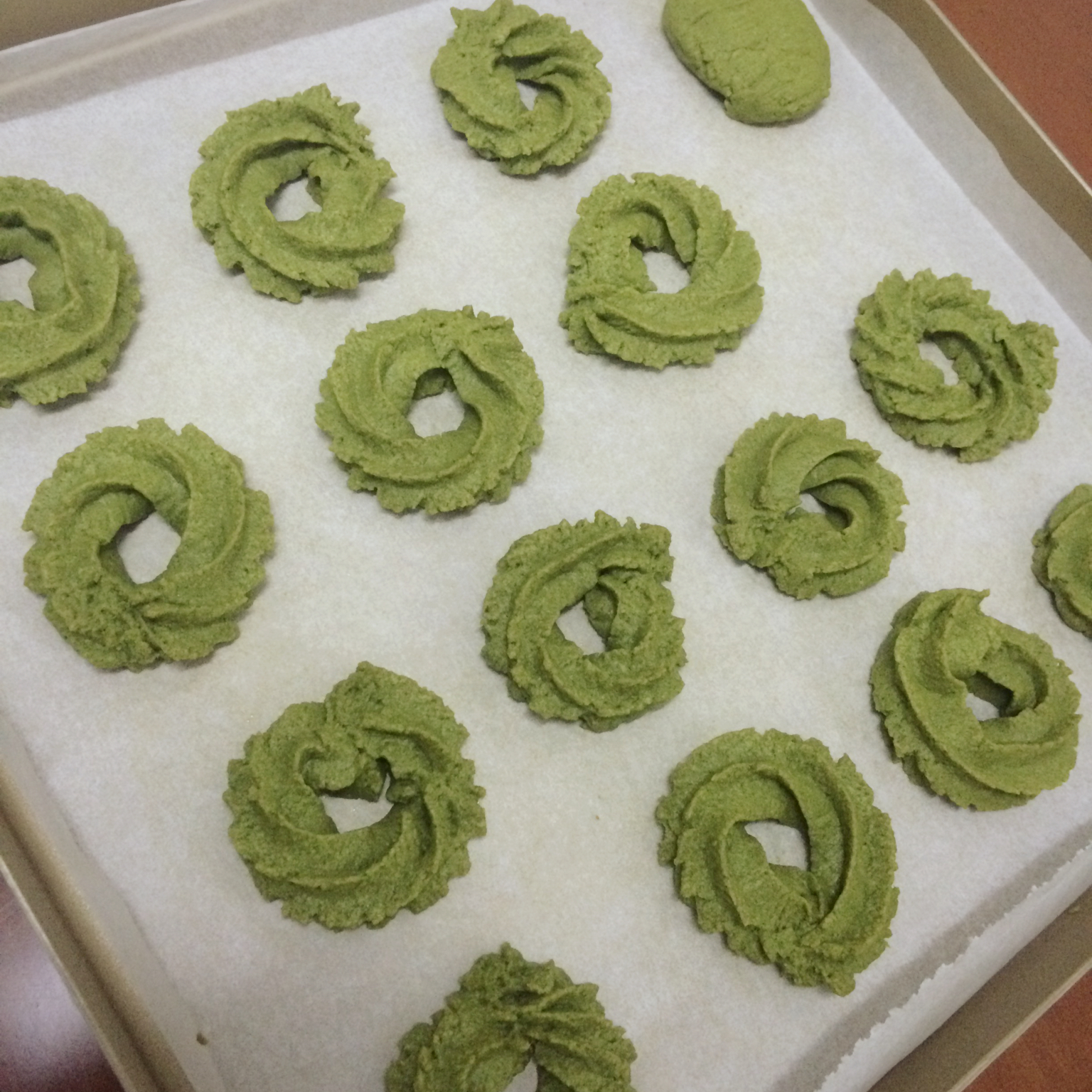 香甜抹茶曲奇饼干