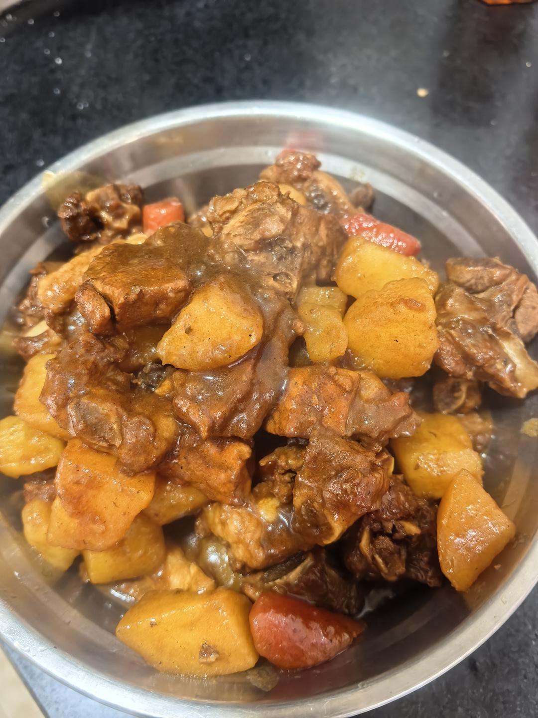 🔥巨好吃的红烧排骨炖土豆❗️懒人版轻松做拿手菜