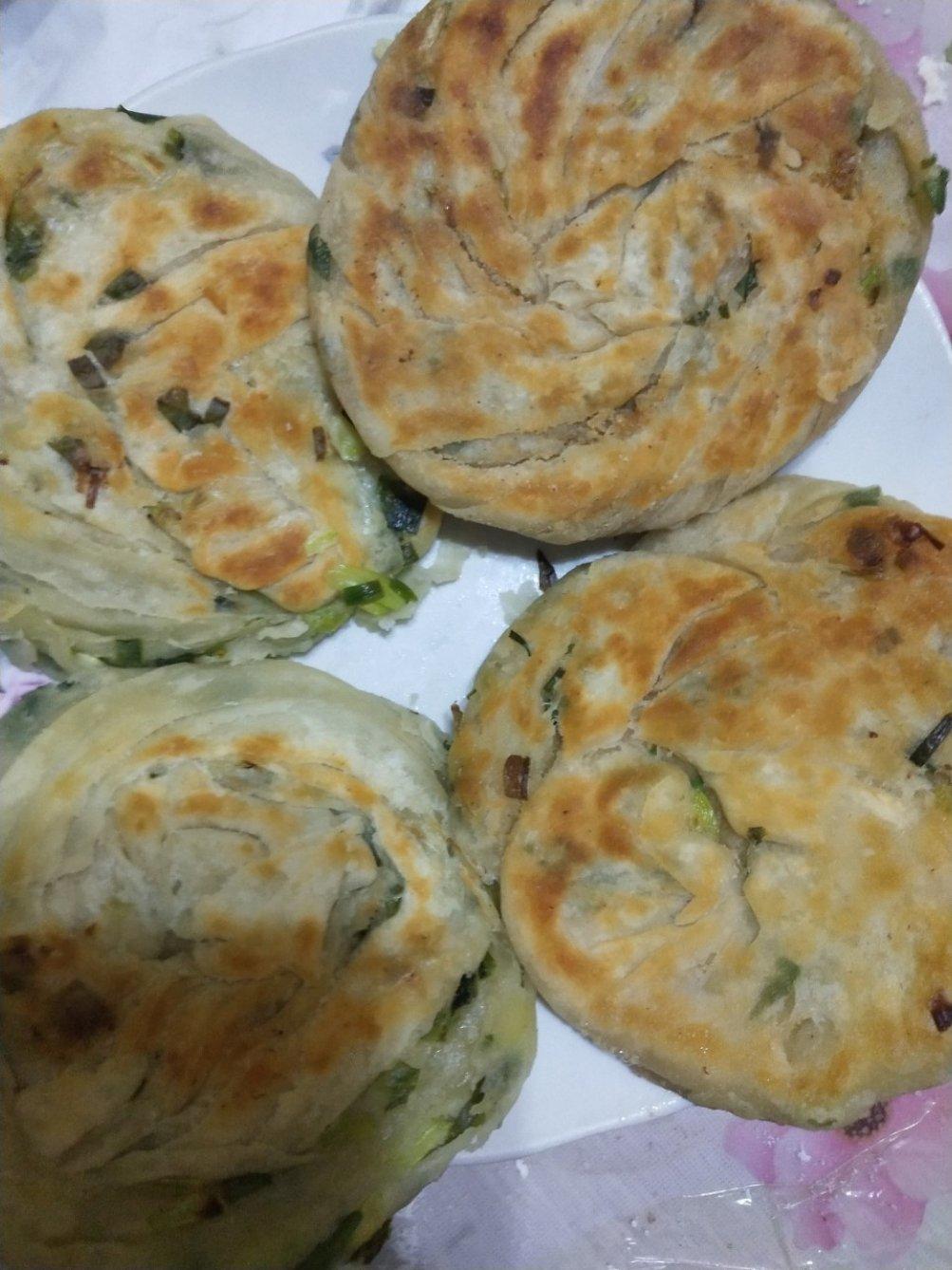 葱花手抓饼