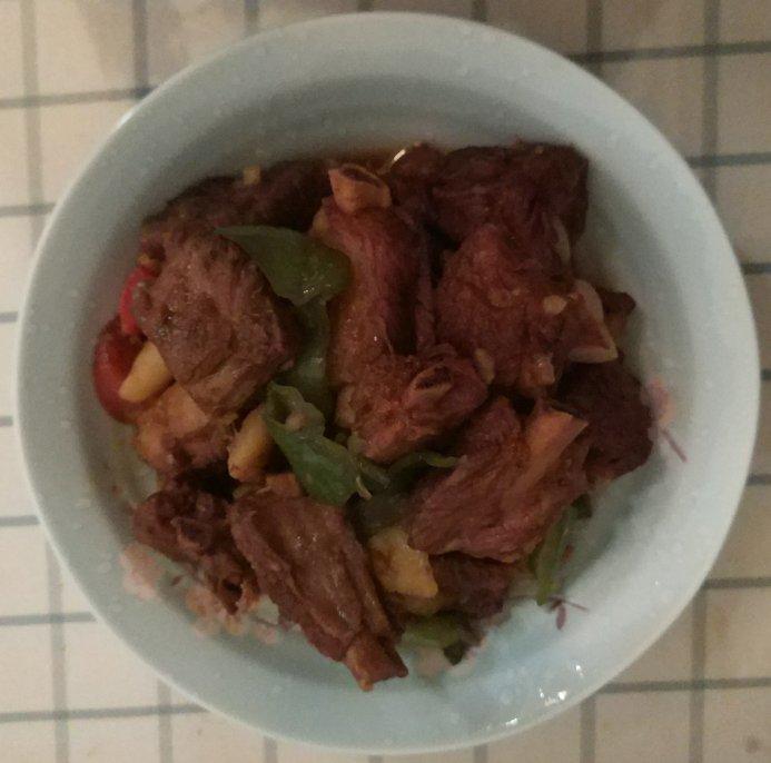 土豆炖排骨
