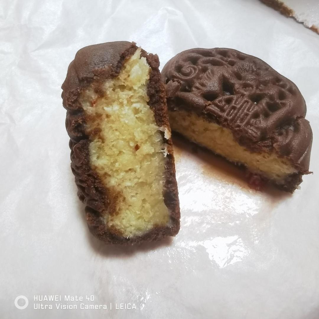 巧克力蔓越莓乳酪椰蓉月饼（含超快手馅料制作｜无蛋｜无需炒制）