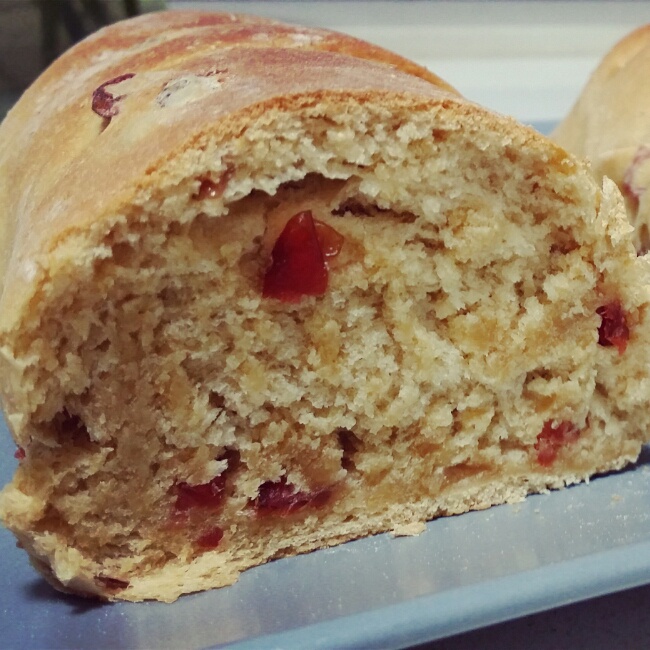 蔓越莓全麦黑糖面包