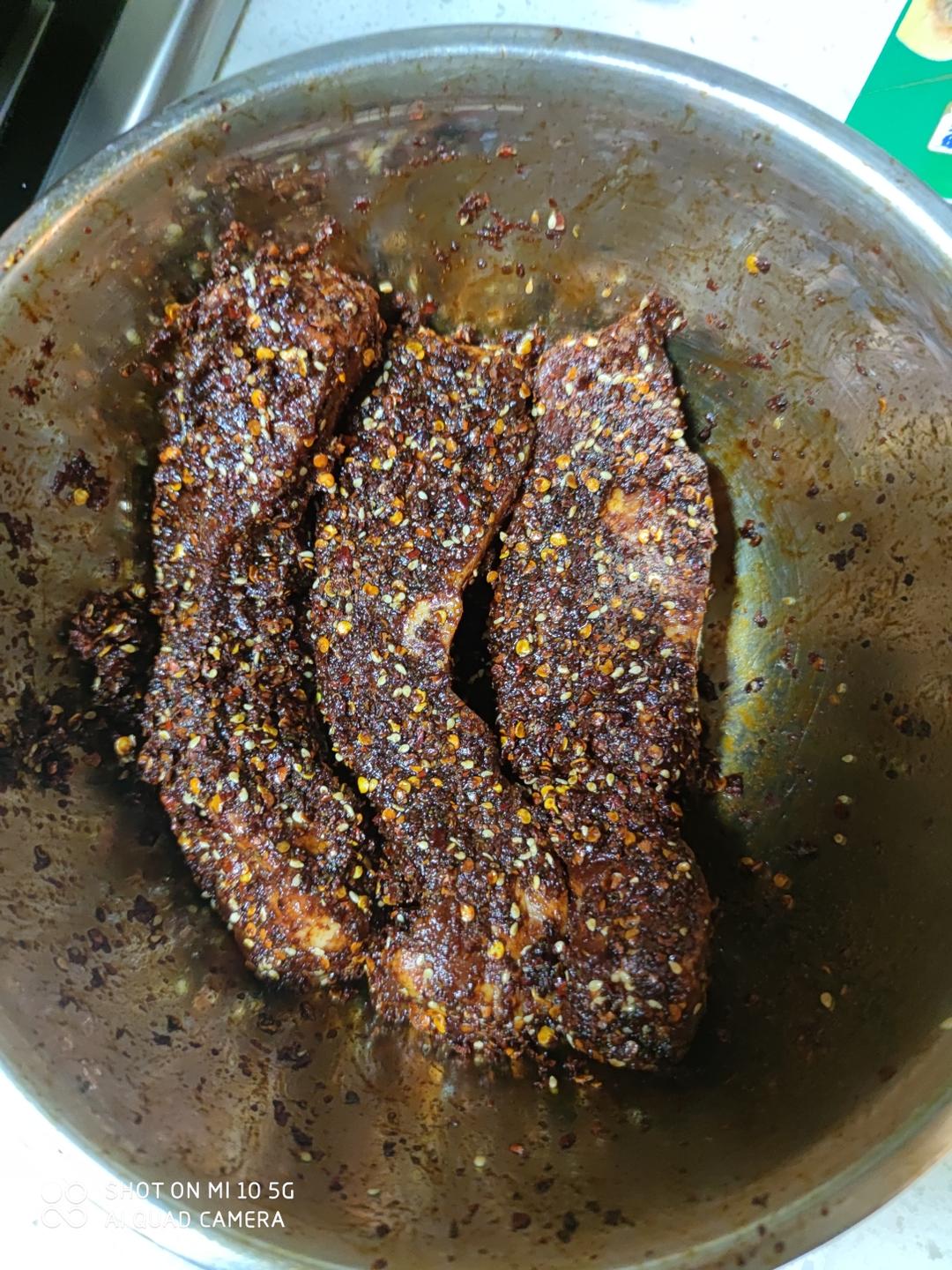 腊肉（独创自制麻辣酱咸肉）