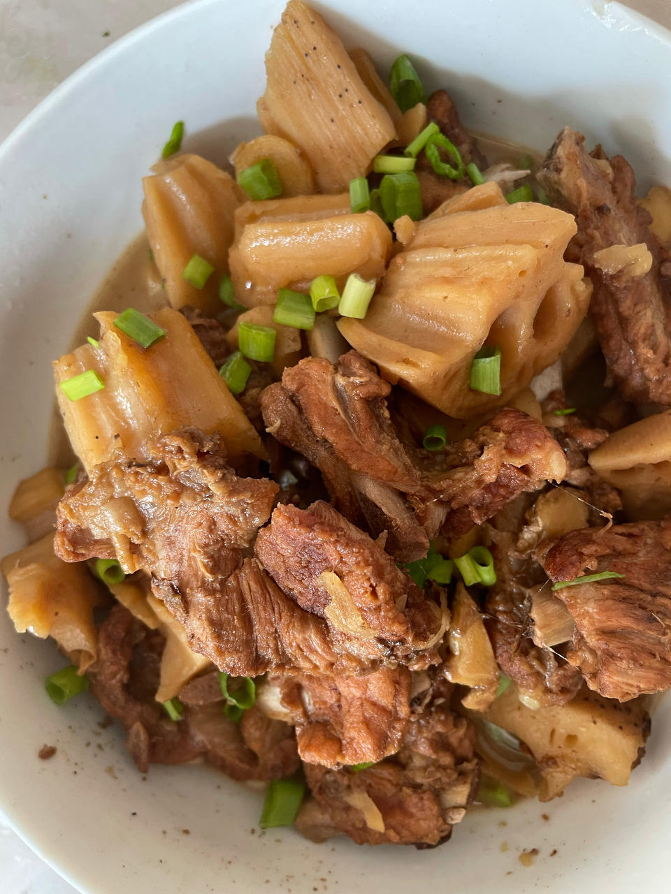 排骨炖莲藕（鲁菜）