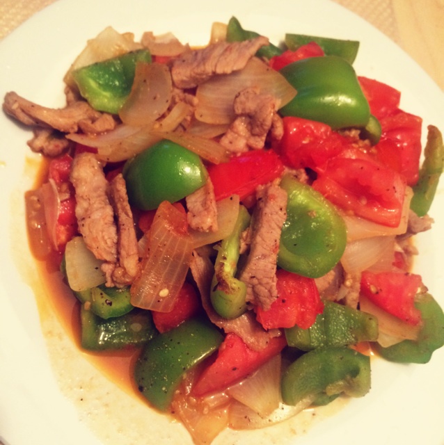 番茄洋葱炒肉