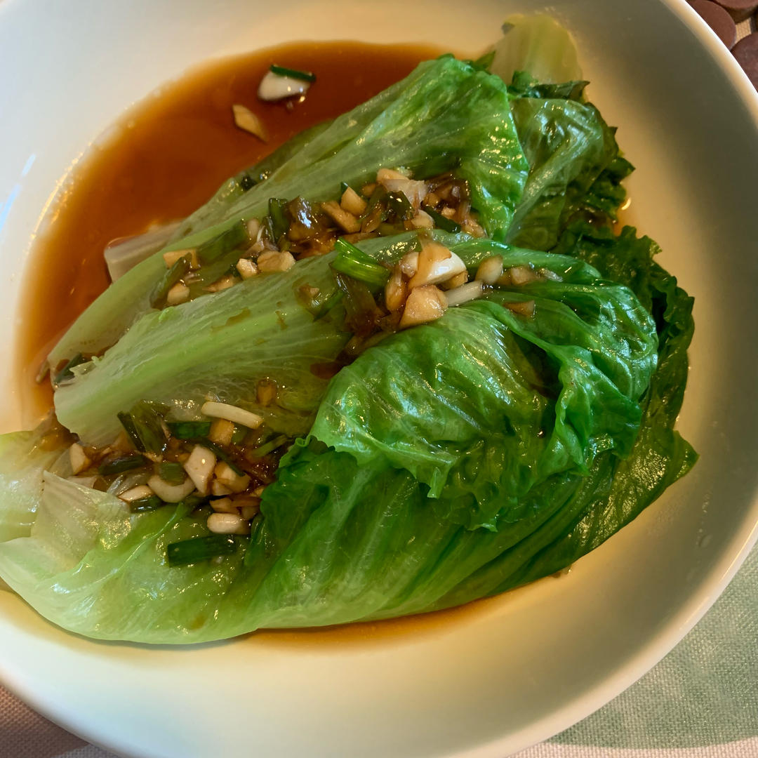 广式白灼生菜(酒店配方)