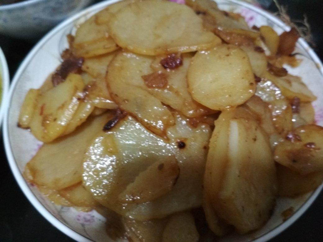 家常炒土豆片