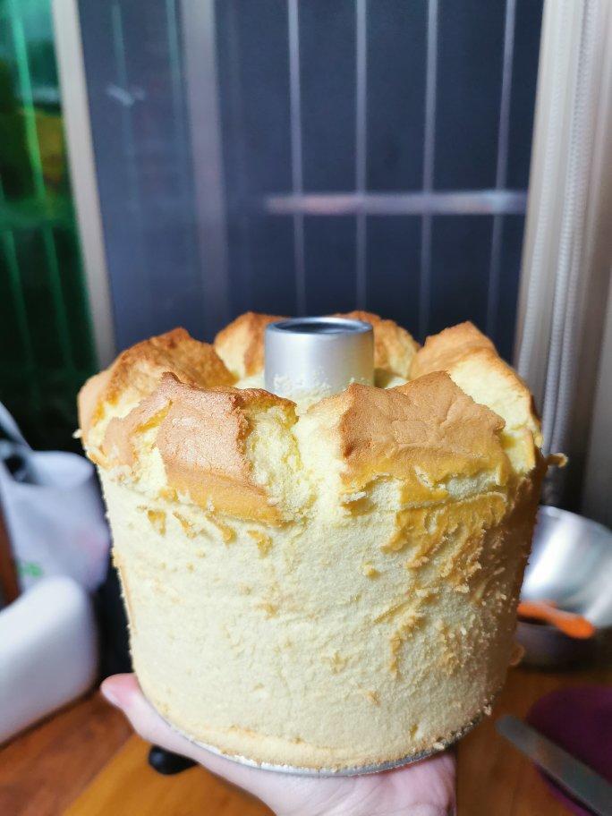 经典戚风——拜拜蛋糕（中空、圆模均可）