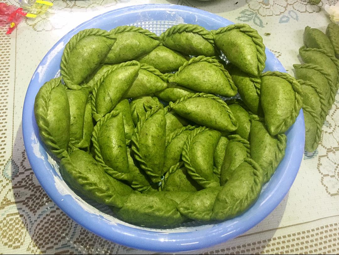 超详细的三种口味青团.清明果.艾果
