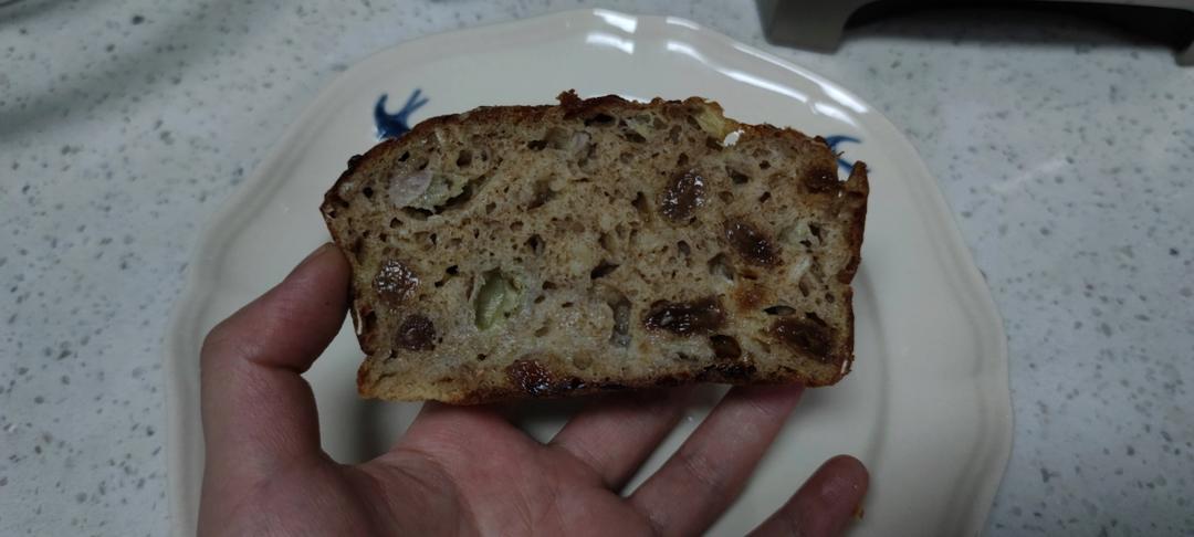 奶酪葡萄干快手面包丨健康·烘焙