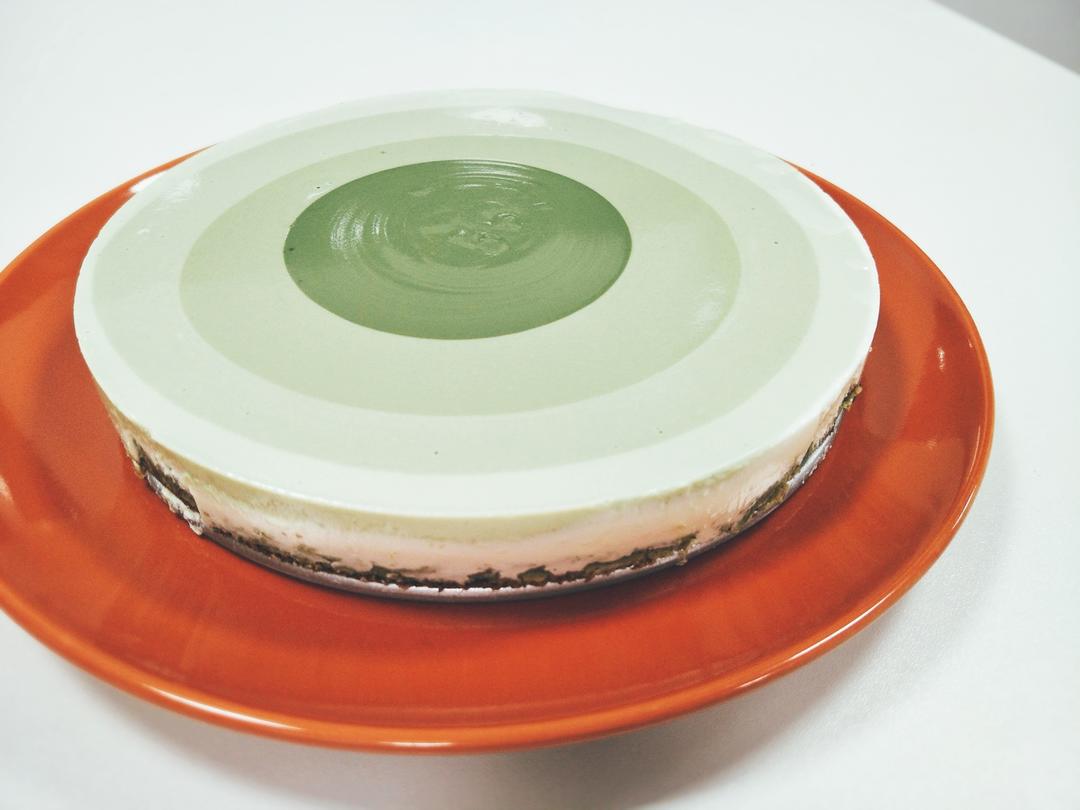 渐变抹茶慕斯蛋糕：我Amanda带着既美又作的抹茶甜点又来了！【曼食慢语】