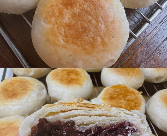 快手大包酥——紫米酥饼(普通面粉版)的做法