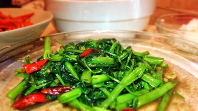 【曼食慢语】虾酱空心菜