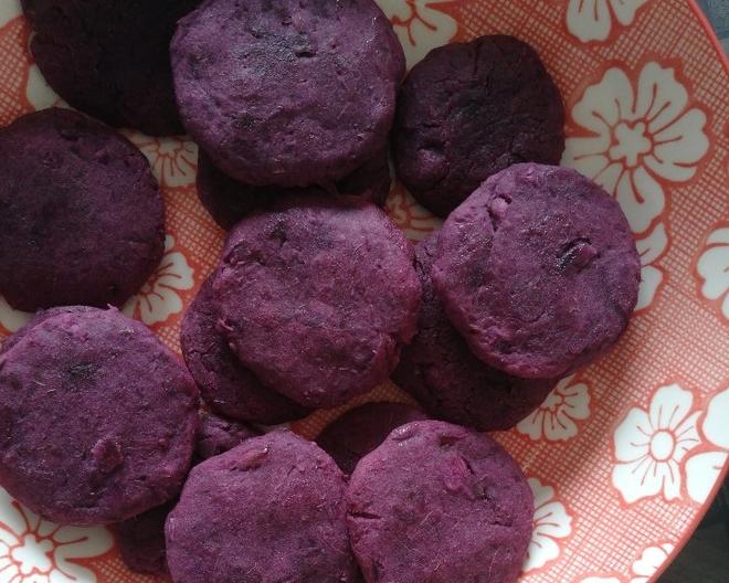 紫薯饼的做法