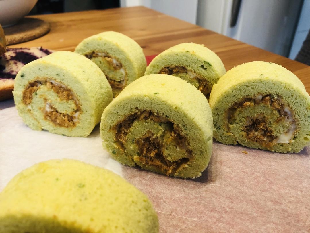 菠菜蛋糕卷