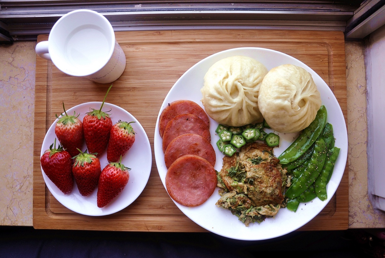 颜美丽和杨英雄的幸福生活做的杨英雄的元气早餐