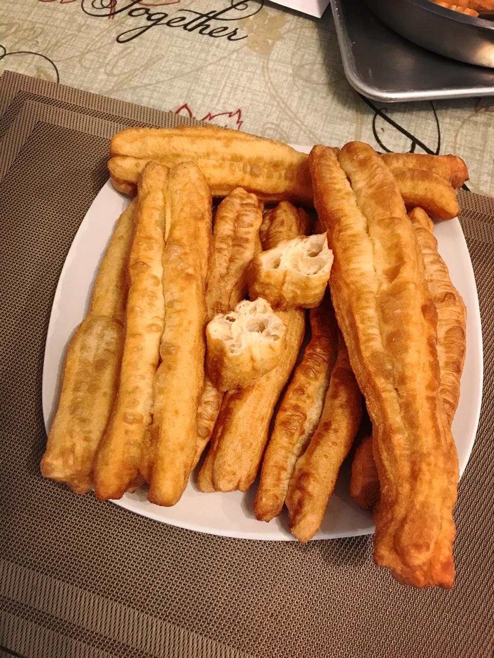 空心油条的家庭制作