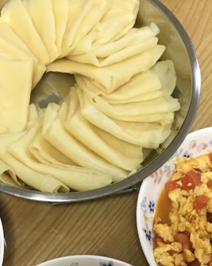 春饼   轻松一次做出十几张的春饼皮
