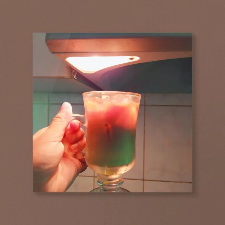 【落日水吧】抹茶拿铁冰咖啡（手冲版）