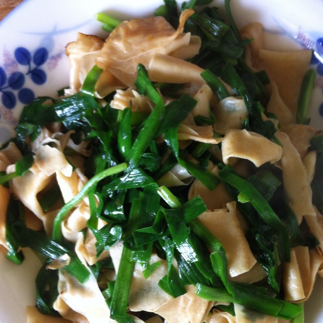 韭菜豆皮
