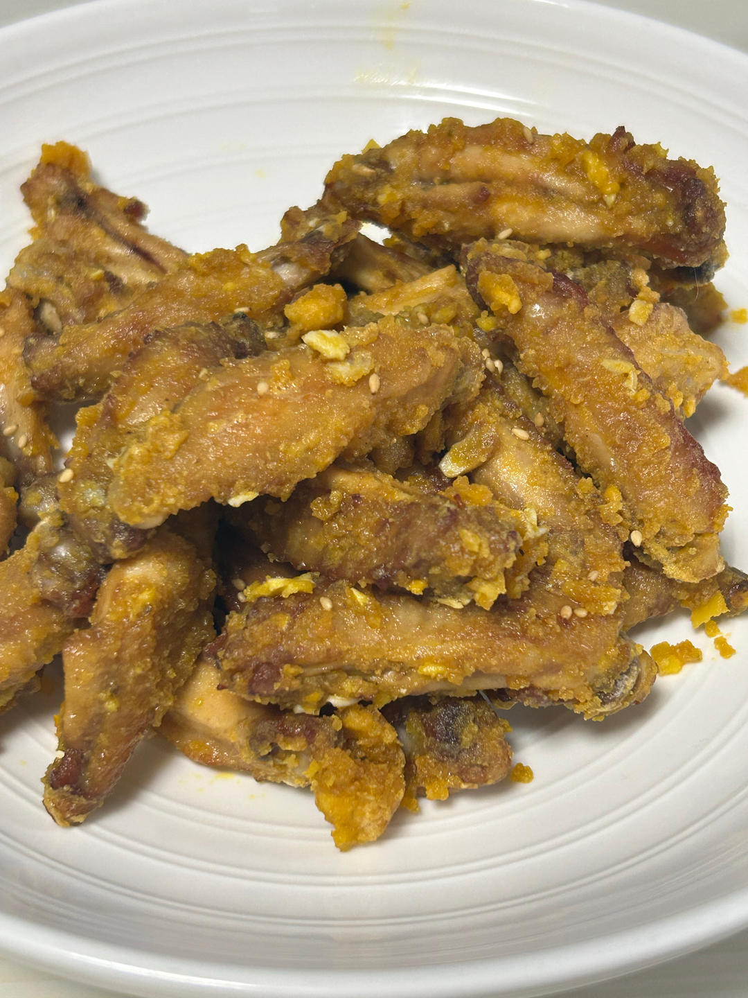 金沙鸡翅【咸蛋黄焗鸡翅】