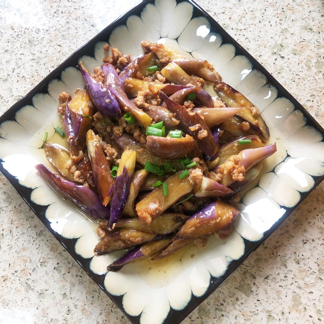红烧肉沫茄子