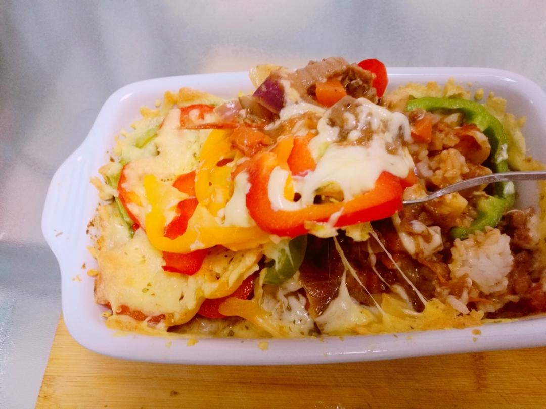 番茄鸡肉浓情焗饭【两人份】