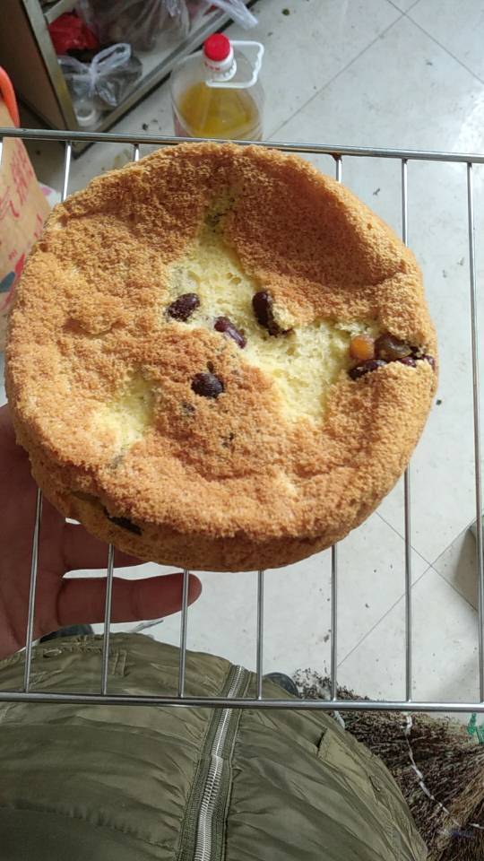 冰54321做的美的10升小烤箱烤6寸8八戚风蛋糕