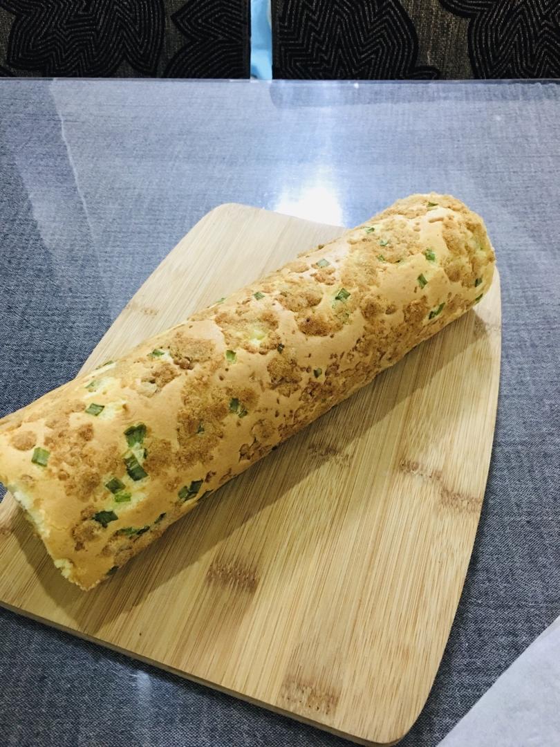 香葱肉松卷 蛋糕卷-无敌美味