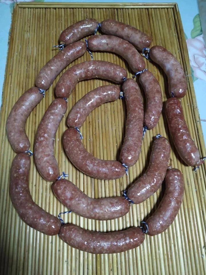 自制蒜味肠