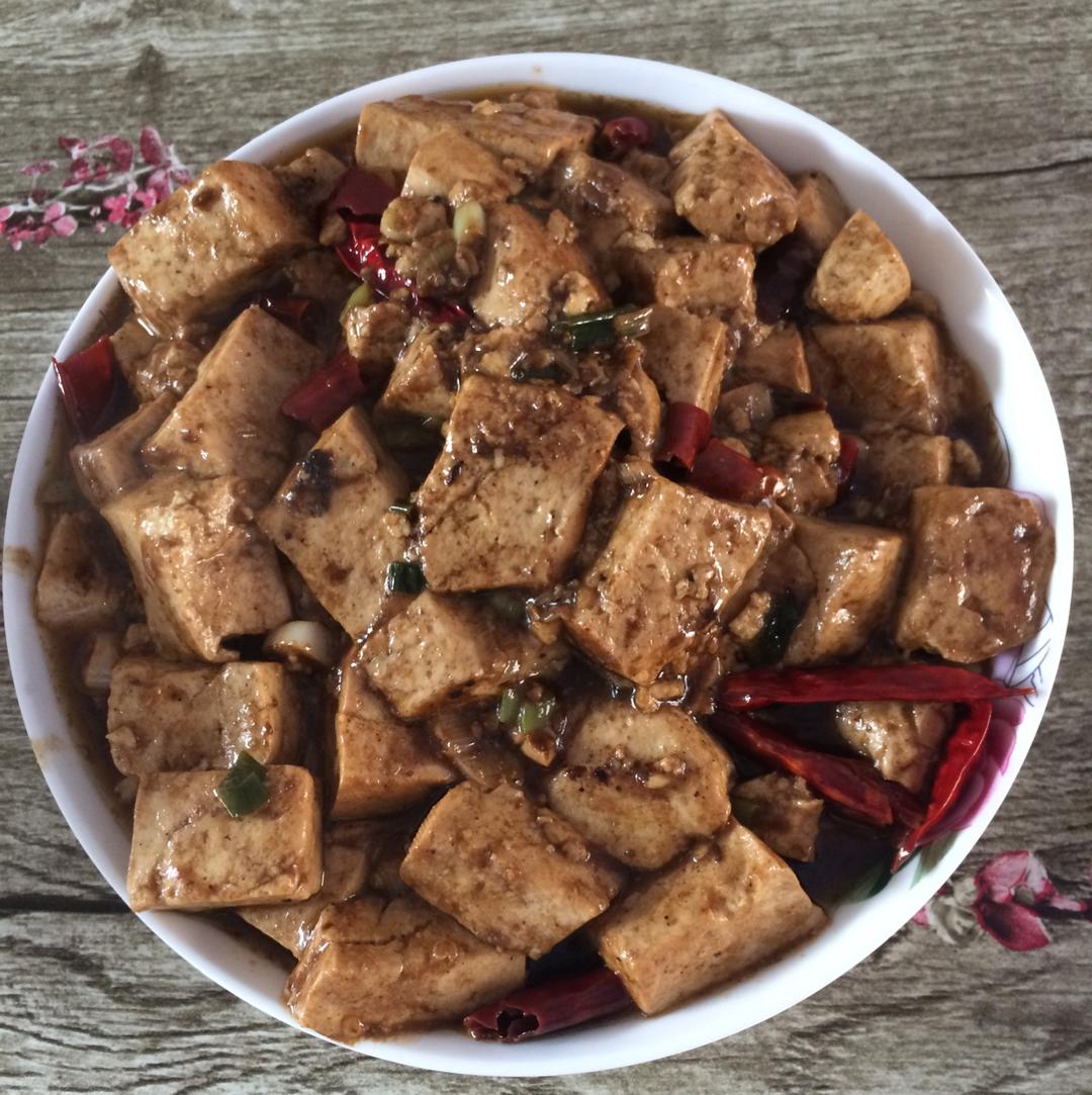 涵涵妈叫丽丽做的麻辣豆腐