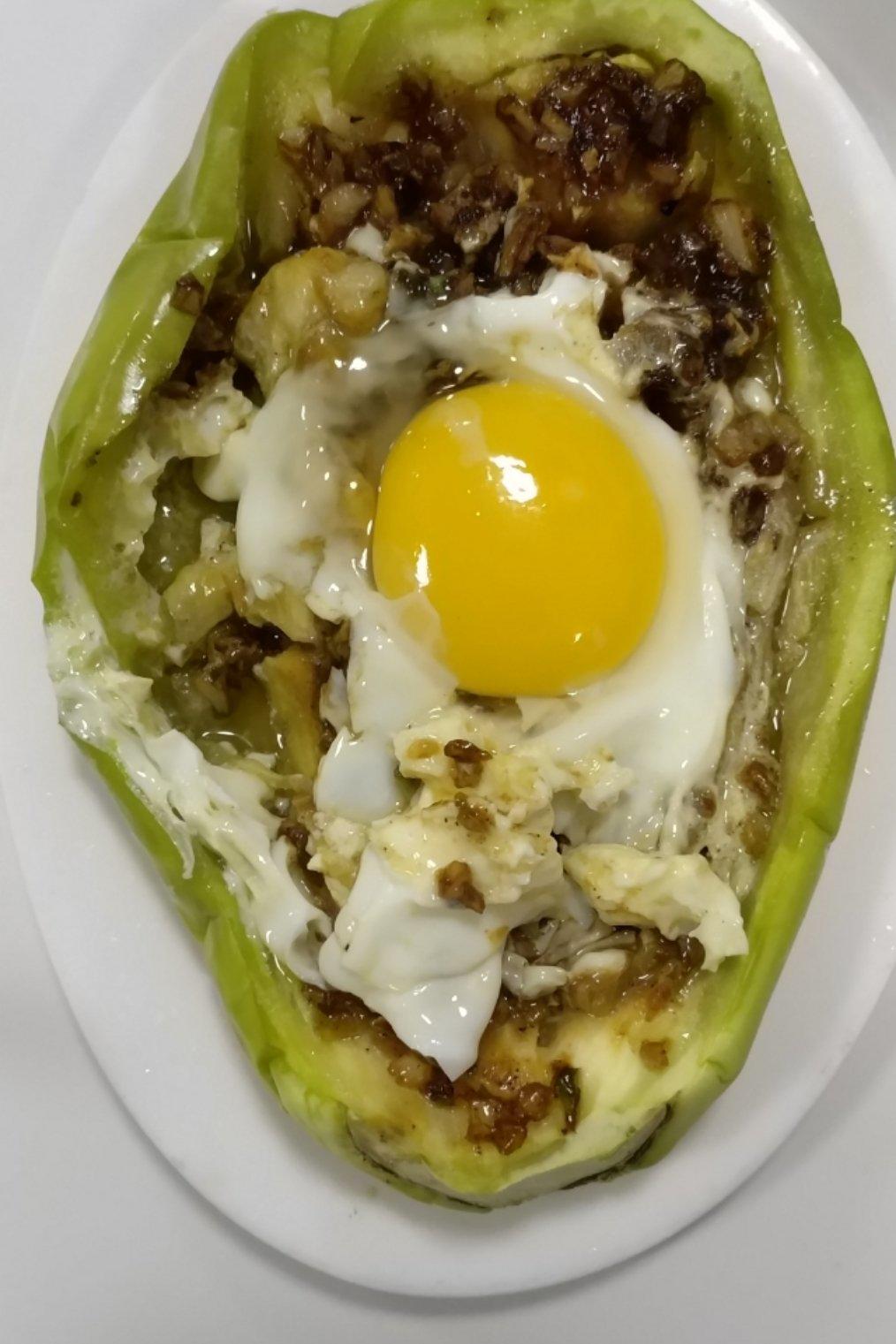 greenhand-1做的鸡蛋蒜蓉烤茄子|香辣甜咸