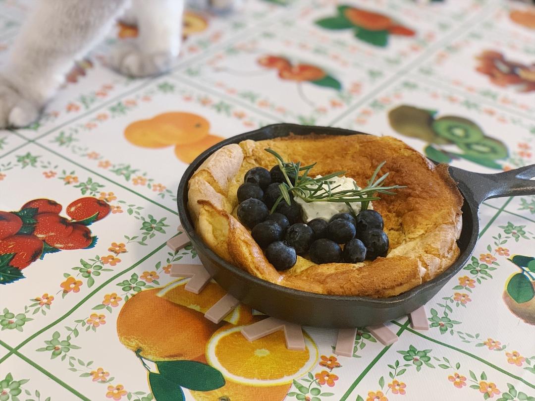 快手早餐 | 荷兰松饼的万能公式（可甜可咸）