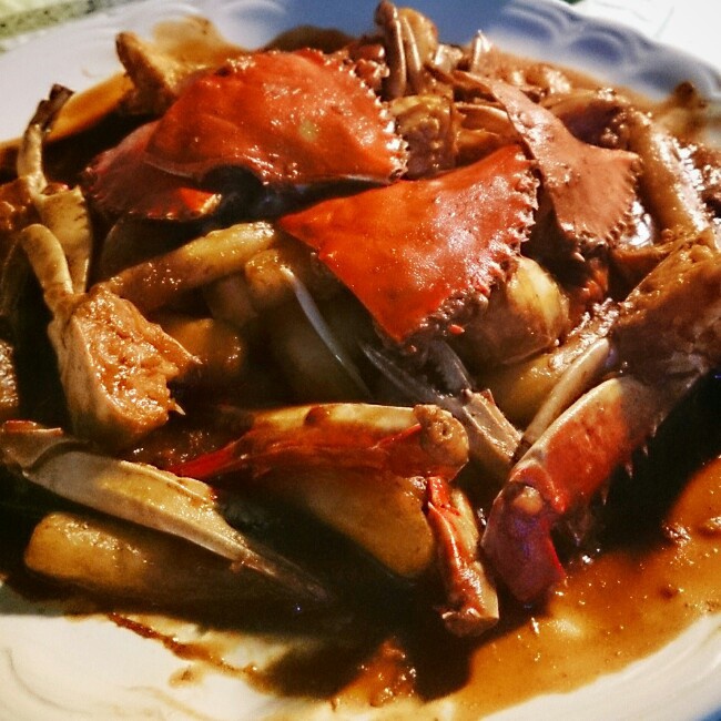 毛蟹炒年糕