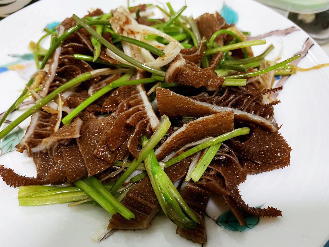 范公子8224做的解馋功夫菜,技术活:芫爆百叶