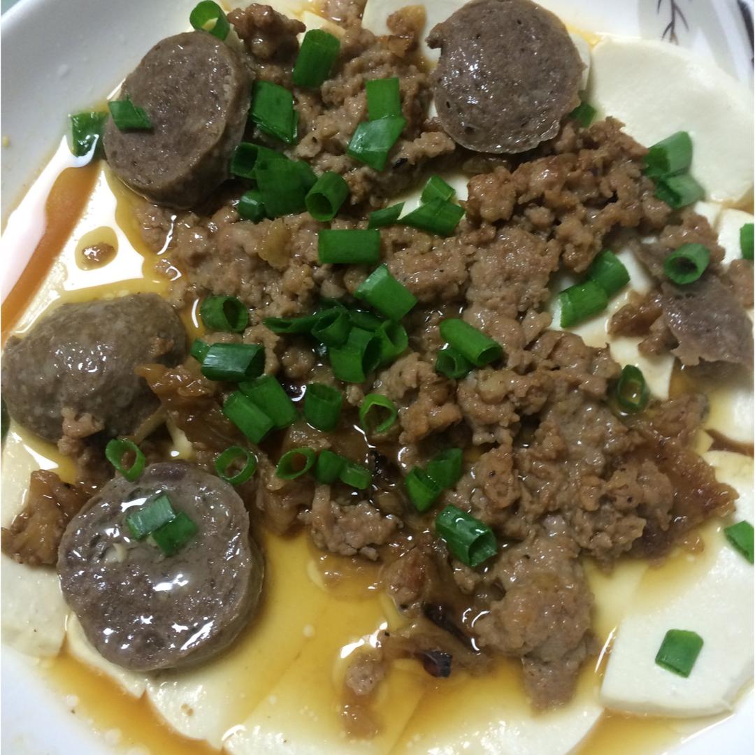 肉末蒸豆腐