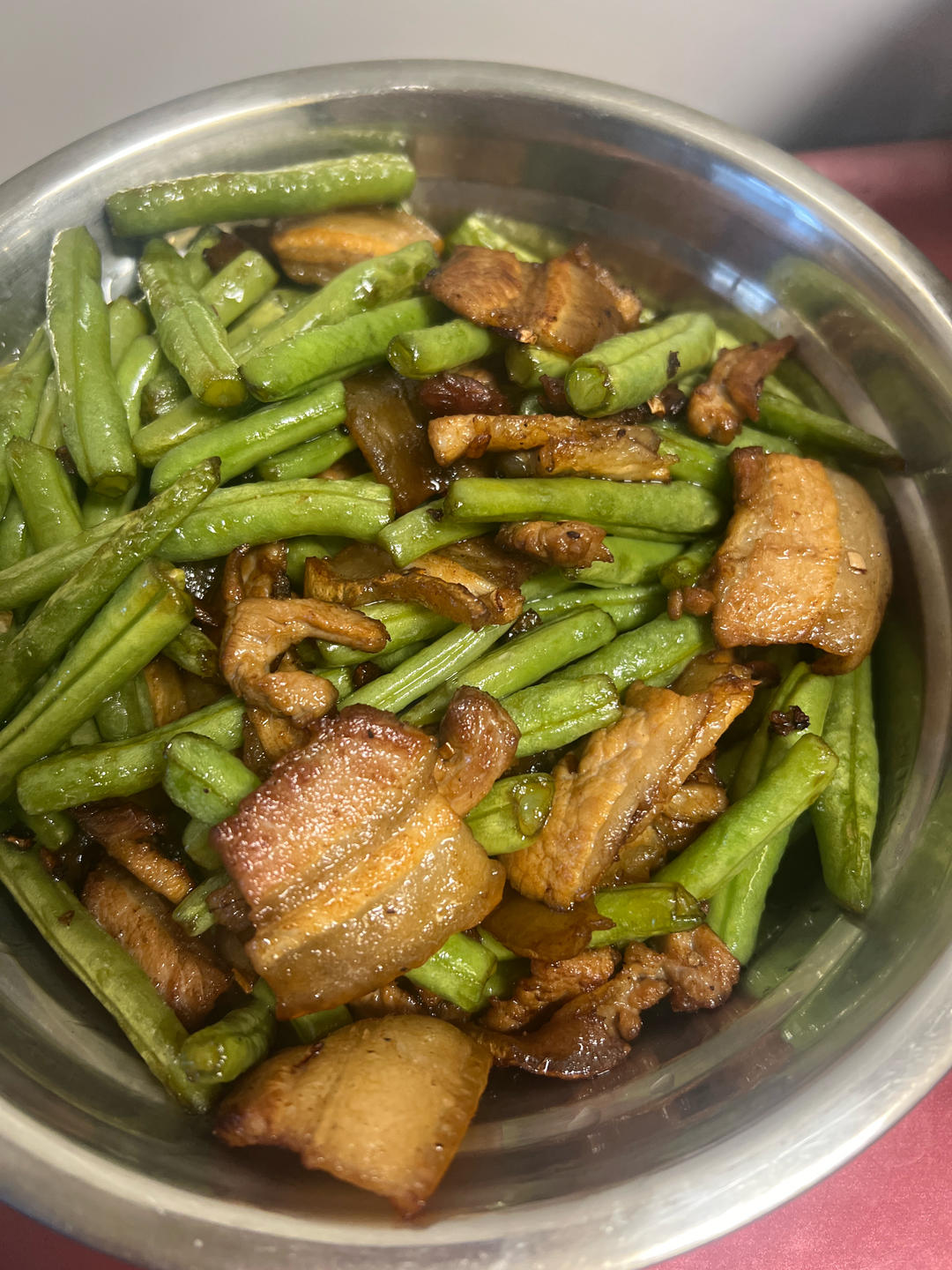 超级下饭神器！好吃不腻的四季豆炒五花肉