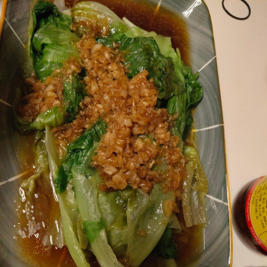 5分钟搞定爆好吃耗油生菜，减肥餐必备菜谱